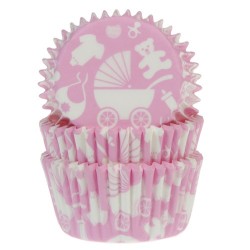 Baby - Pink, 50 st muffinsformar